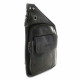 Černý pánský zipový crossbag Adona