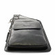 Černý pánský zipový crossbag Adona