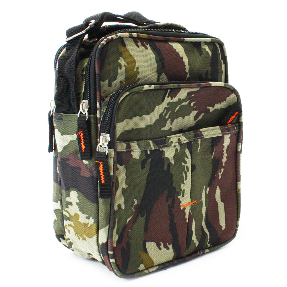 Maskáčová pánská praktická crossbody taška Skvie