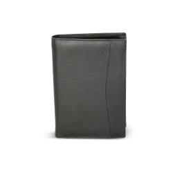 Černá kožená dokladovka Madelien