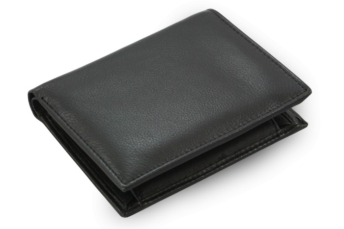 Černá pánská kožená peněženka Charlie