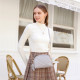 Šedá dámská dvouzipová crossbody kabelka Winfred