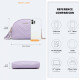 Světle fialová dámská dvouzipová crossbody kabelka Winfred