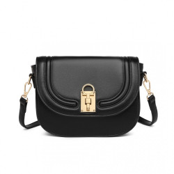 Černá dámská klopnová kabelka Ronie