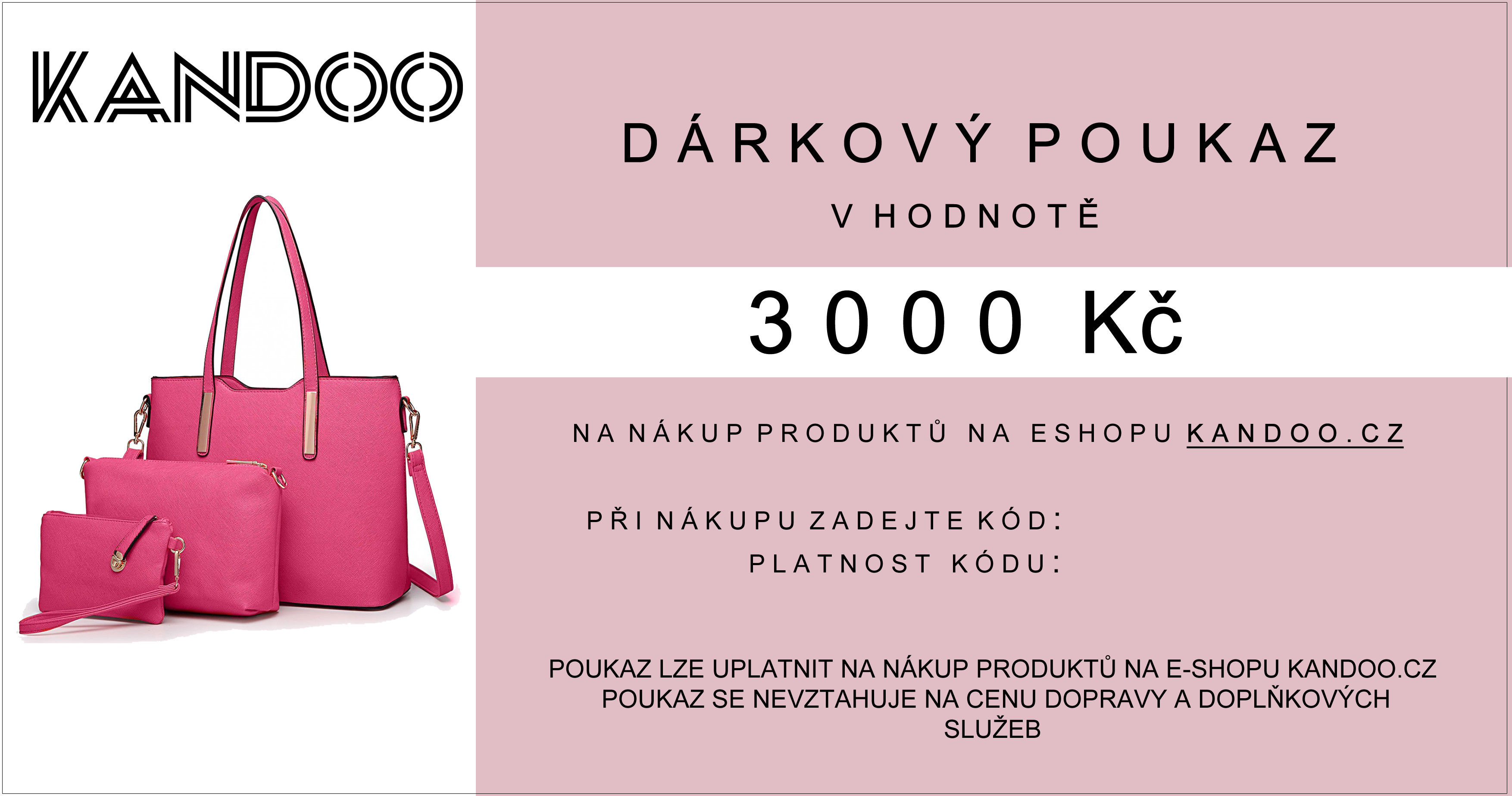 Dárkový poukaz v hodnotě 3.000 Kč