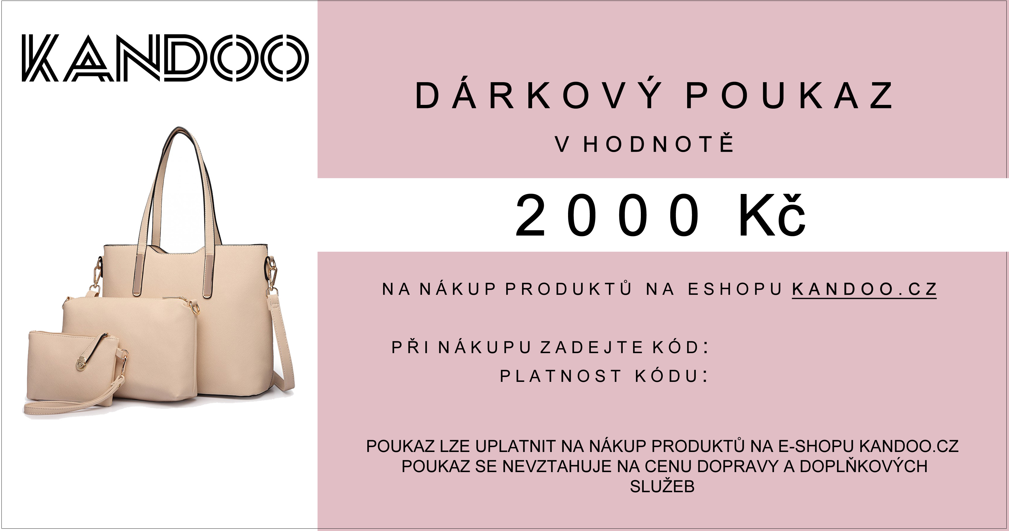 Dárkový poukaz v hodnotě 2.000 Kč
