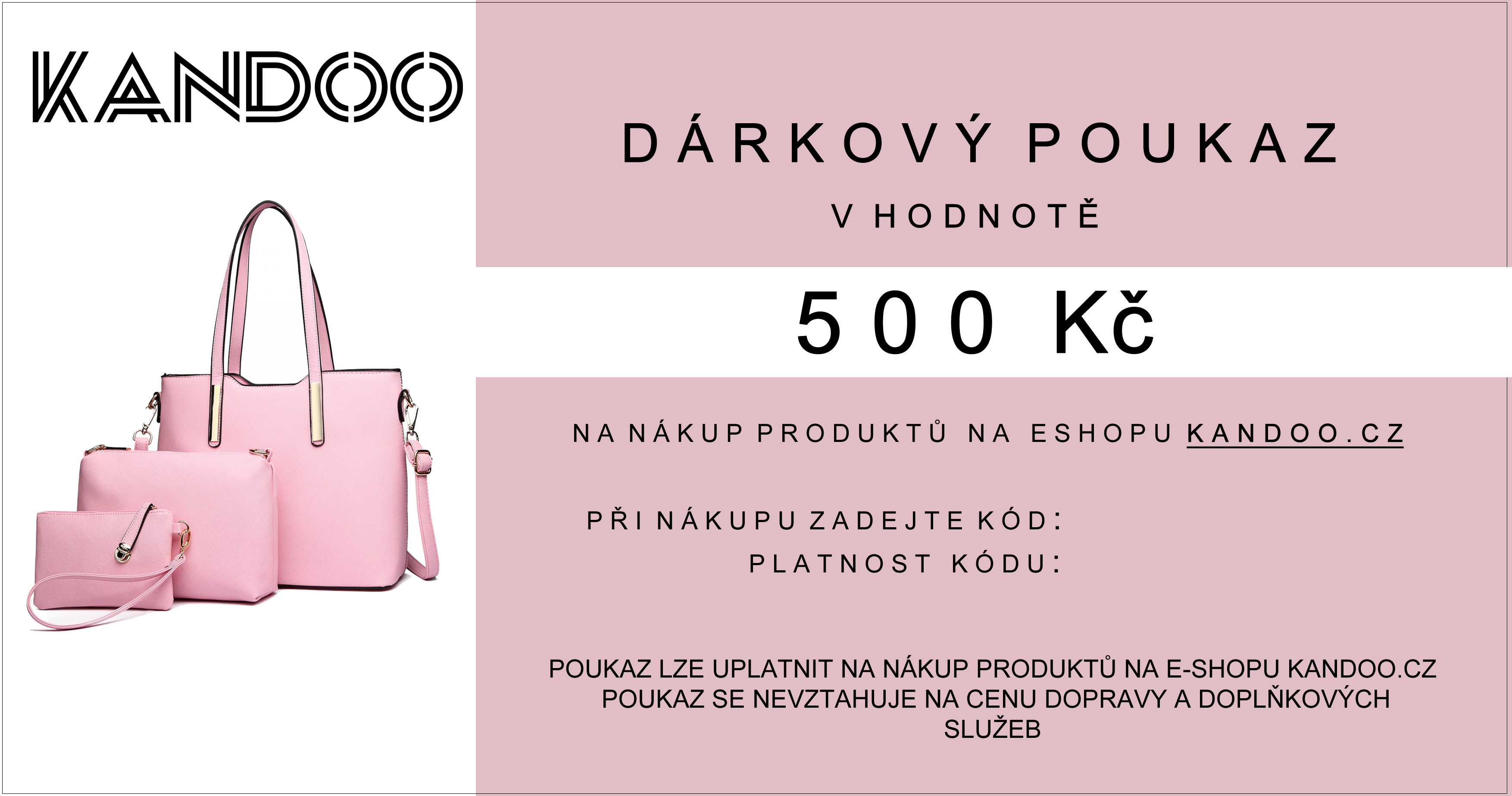 Dárkový poukaz v hodnotě 500 Kč