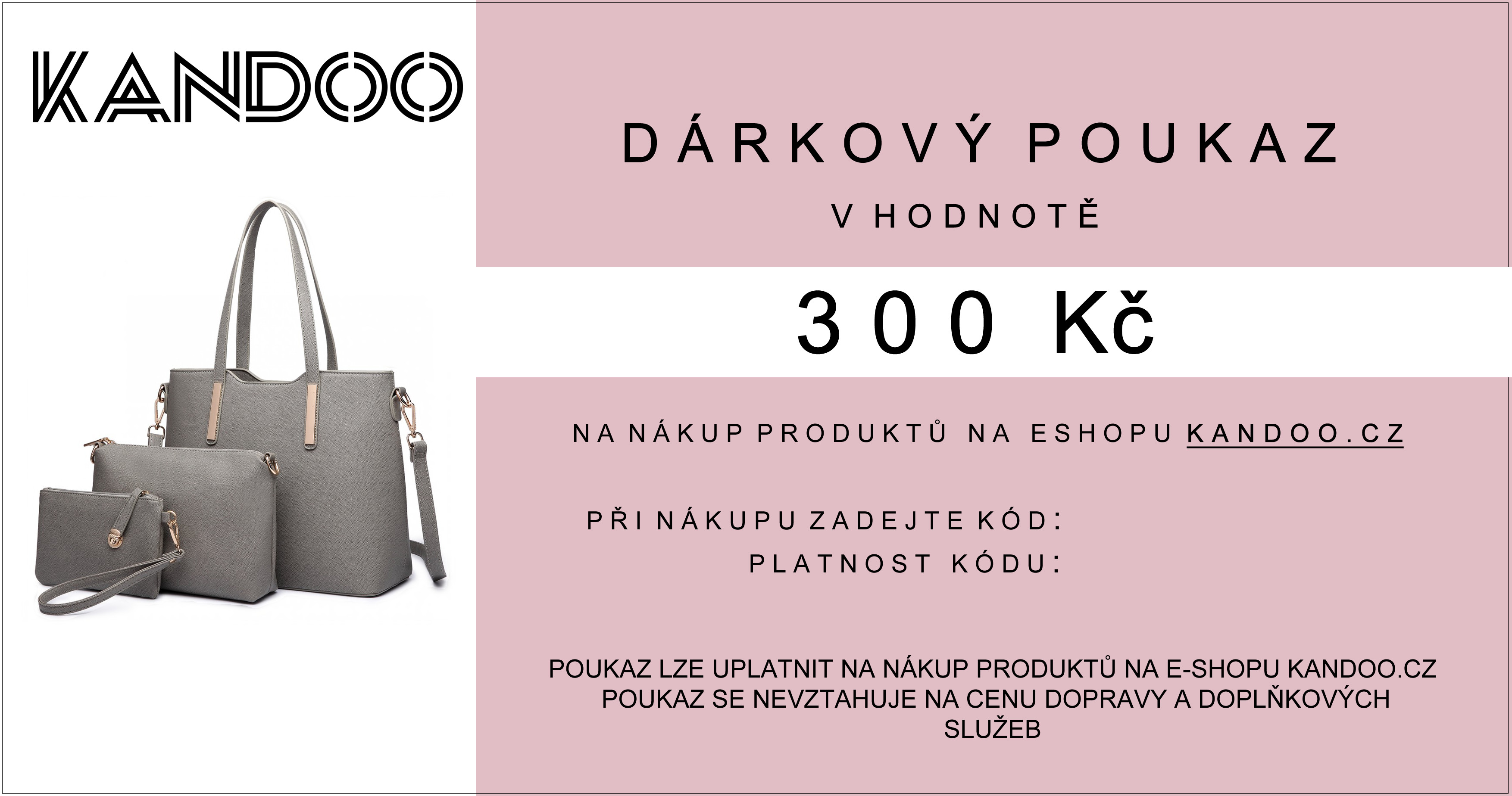 Dárkový poukaz v hodnotě 300 Kč