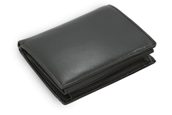 Černá pánská kožená peněženka Dominico