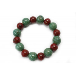 Zelenočervený dámský náramek Orlaya