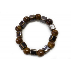 Hnědý dámský náramek Orlaya