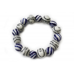 Modrobílý dámský náramek Orlaya