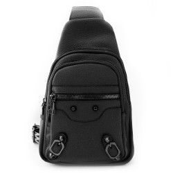 Černý dámský batoh přes tělo Vespera