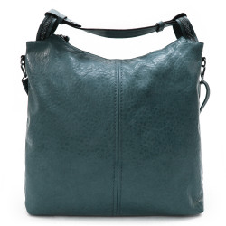 Modrá velká dámská zipová kabelka Calytrix