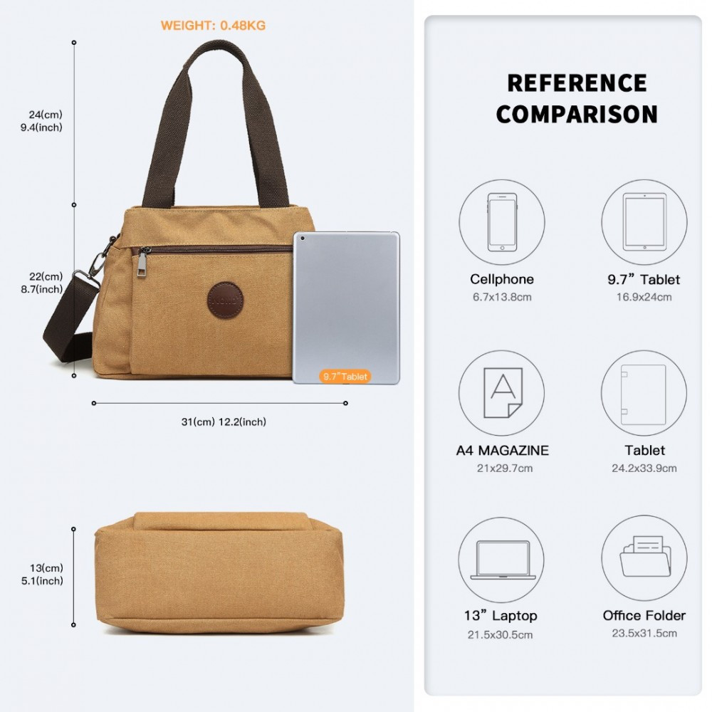 Hnědá dámská crossbody taška Cedra