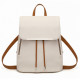Smetanový stylový dámský módní batoh Nivara
