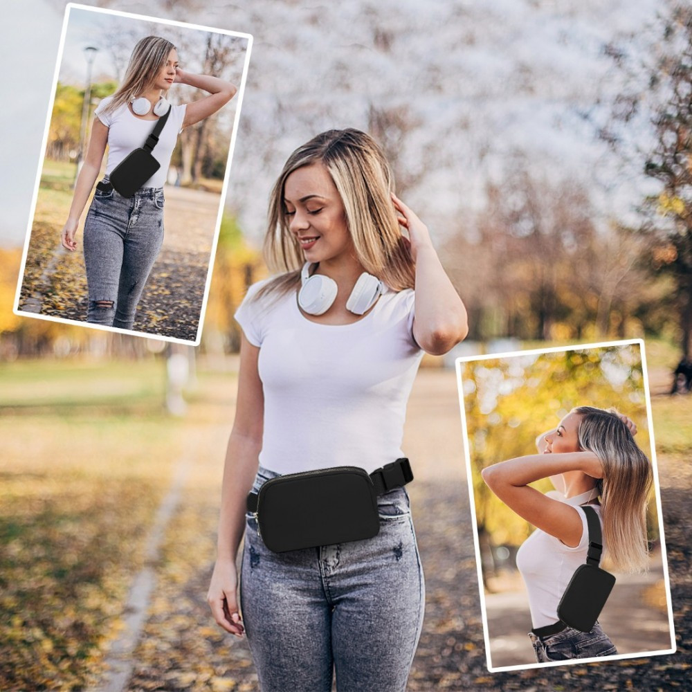 Černá dámská sportovní ledvinka Maelis