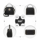 Černá zipová crossbody dámská kabelka Zivana