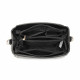 Černá zipová crossbody dámská kabelka Zivana