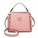 Růžová zipová crossbody dámská kabelka Zivana