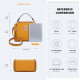 Žlutá zipová crossbody dámská kabelka Zivana