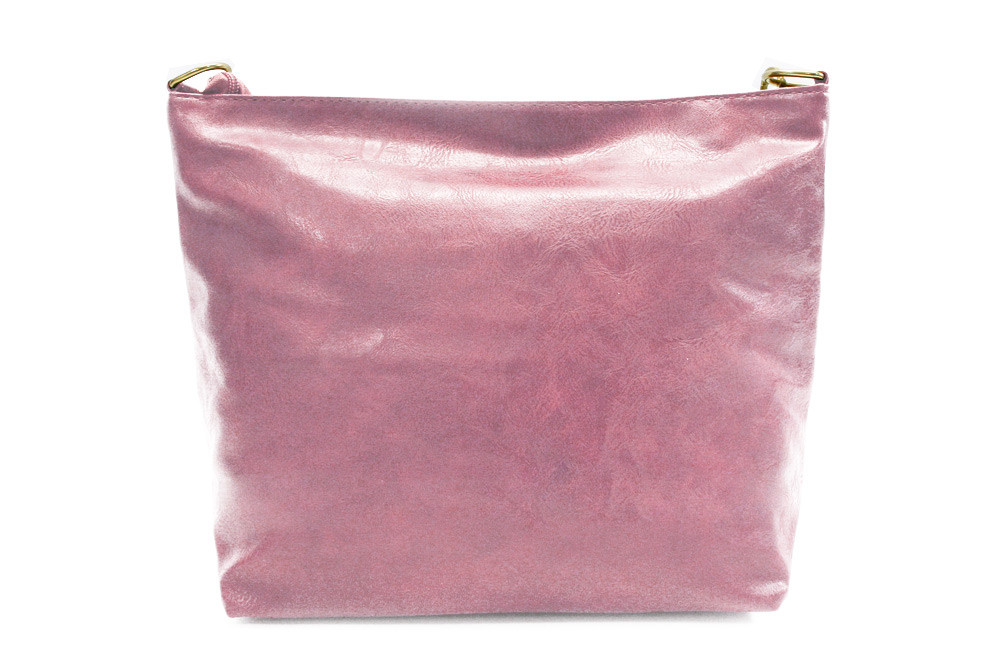 Růžová dámská jednoduchá crossbody kabelka Amaya