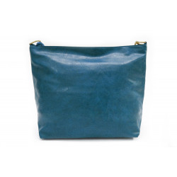 Modrá dámská jednoduchá crossbody kabelka Amaya