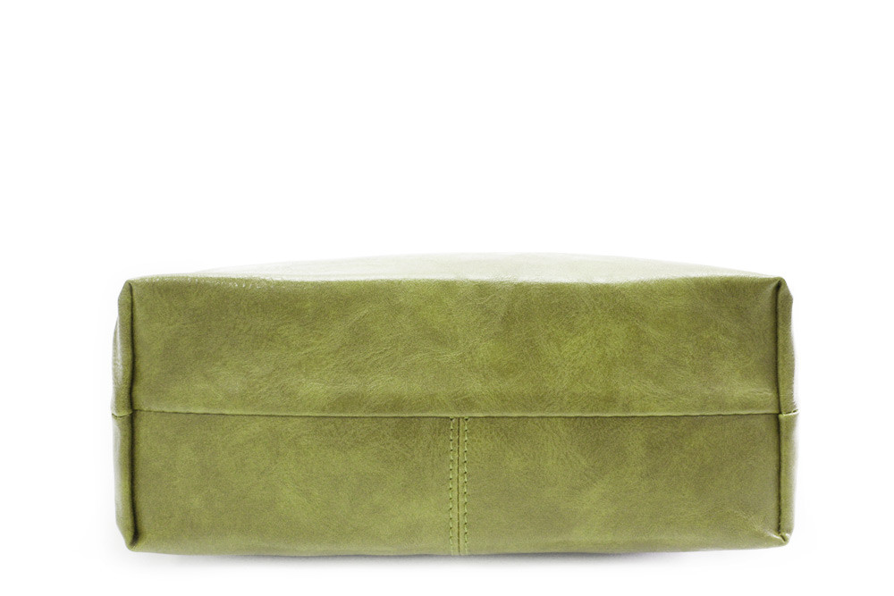 Světle zelená dámská jednoduchá crossbody kabelka Amaya