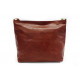 Tmavě hnědá dámská jednoduchá crossbody kabelka Amaya