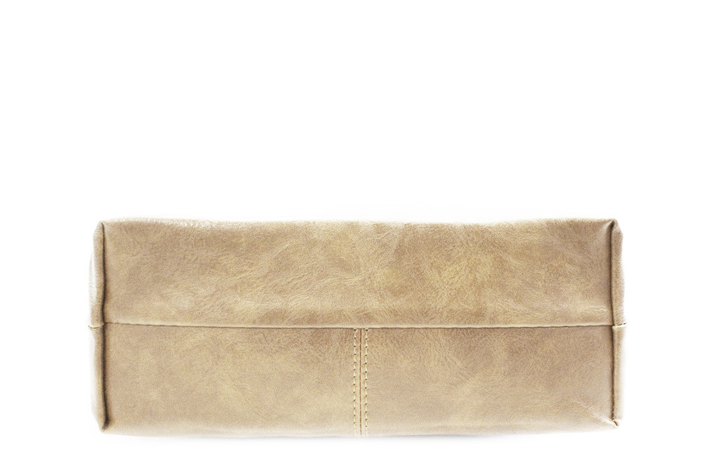 Béžová dámská jednoduchá crossbody kabelka Amaya