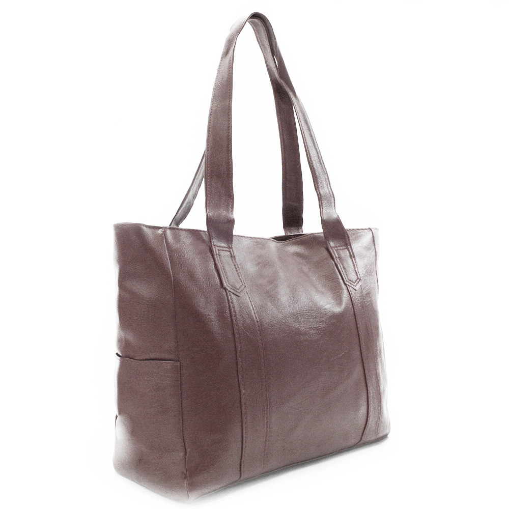 Fialová elegantní dámská kabelka do ruky i na rameno Alba