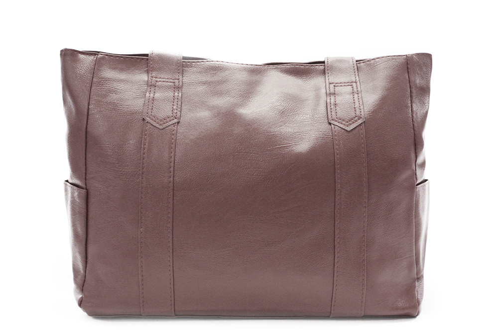 Fialová elegantní dámská kabelka do ruky i na rameno Alba