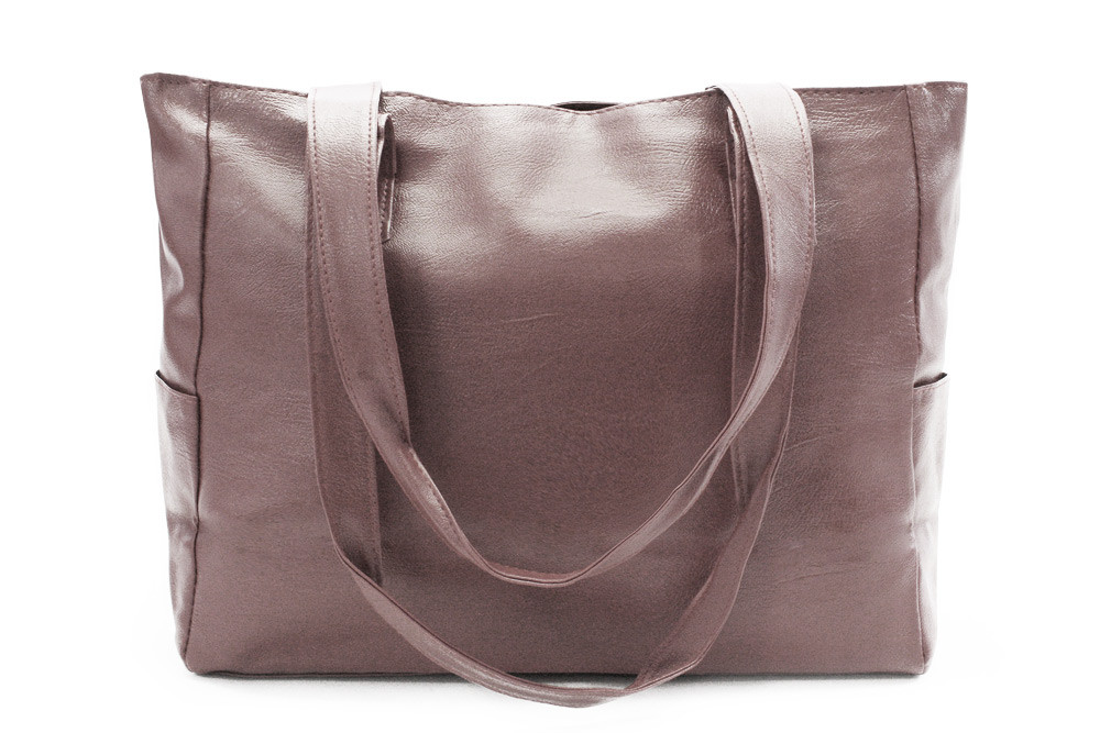 Fialová elegantní dámská kabelka do ruky i na rameno Alba