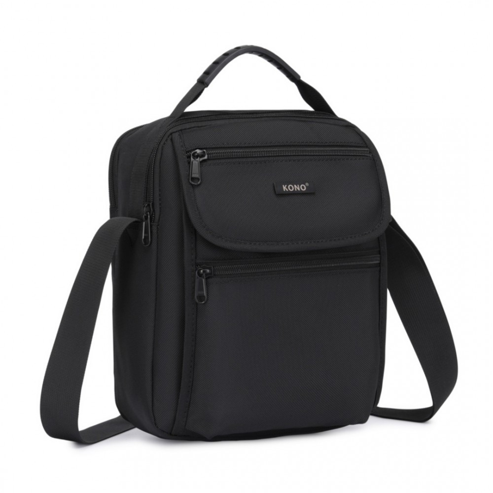 Černá pánská praktická crossbody taška Esperan