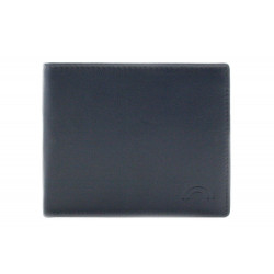 Tmavě modrá pánská kožená peněženka s vnitřní zápinkou Gordan