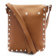 Hnědá klopnová dámská crossbody kabelka Elira