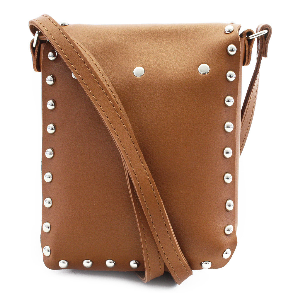 Hnědá klopnová dámská crossbody kabelka Elira