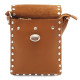 Hnědá klopnová dámská crossbody kabelka Elira