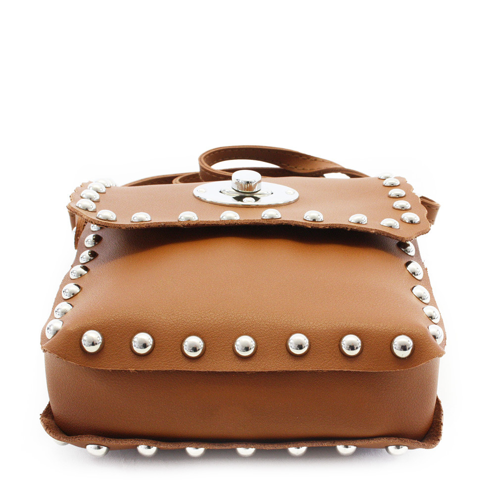 Hnědá klopnová dámská crossbody kabelka Elira