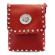 Červená klopnová dámská crossbody kabelka Elira