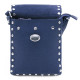 Tmavě modrá klopnová dámská crossbody kabelka Elira