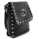 Černá klopnová dámská crossbody kabelka Elira
