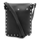 Černá klopnová dámská crossbody kabelka Elira
