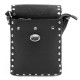 Černá klopnová dámská crossbody kabelka Elira