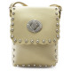 Zlatá klopnová dámská crossbody kabelka Elira