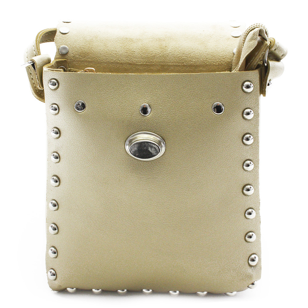 Zlatá klopnová dámská crossbody kabelka Elira