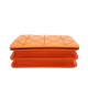 Oranžová dámská crossbody kabelka s ozdobnou klopnou Dobea
