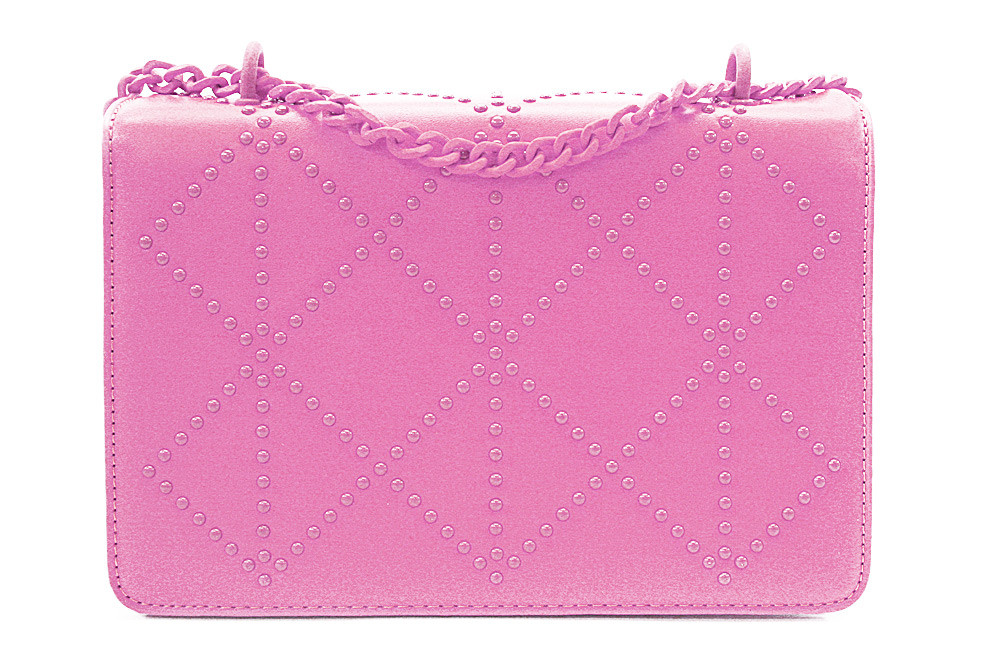 Světle růžová dámská crossbody kabelka s ozdobnou klopnou Dobea