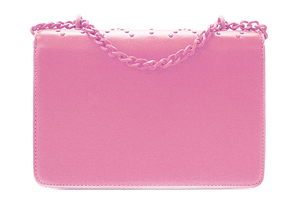 Světle růžová dámská crossbody kabelka s ozdobnou klopnou Dobea