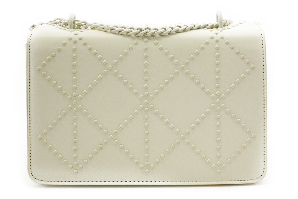 Smetanová dámská crossbody kabelka s ozdobnou klopnou Dobea